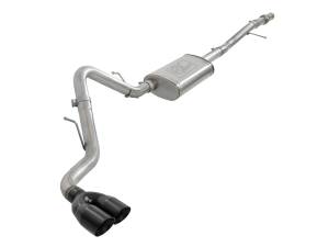 49-34106-B | aFe Power Vulcan Series 3 Inch 304 Stainless Steel Cat-Back Exhaust System For GM Silverado/Sierra 1500 V6-4.3L/V8-5.3L | Black Tips