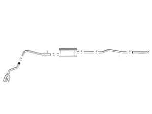 Afe - Advance Flow Engineering - 49-34106-P | aFe Power Vulcan Series 3 Inch 304 Stainless Steel Cat-Back Exhaust System For GM Silverado/Sierra 1500 V6-4.3L/V8-5.3L | Polished Tips - Image 2