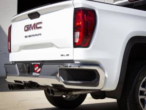 Afe - Advance Flow Engineering - 49-34110-B | aFe Power Vulcan Series 3 Inch To Dual 2-1/2 Inch 304 Stainless Steel Cat-Back Exhaust System For GM Silverado/Sierra 1500 L4-2.7L (t) | Black Tips - Image 6