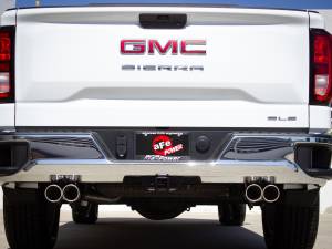 Afe - Advance Flow Engineering - 49-34110-P | aFe Power Vulcan Series 3 Inch To Dual 2-1/2 Inch 304 Stainless Steel Cat-Back Exhaust System For GM Silverado/Sierra 1500 L4-2.7L (t) | Black Tips - Image 5