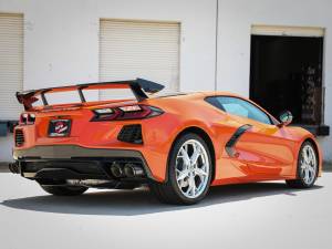 Afe - Advance Flow Engineering - 49-34124-C | aFe Power MACH Force-Xp 304 Stainless Steel Cat-Back Exhaust With Muffler Carbon (With NPP) For Chevrolet Corvette (C8) V8-6.2L | Carbon Fiber Tips - Image 7