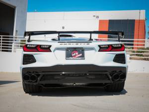 Afe - Advance Flow Engineering - 49-34127-B | aFe Power MACH Force-Xp 304 Stainless Steel Cat-Back Exhaust With Muffler Black (With NPP) Chevrolet Corvette (C8) V8-6.2L | Black Tips - Image 5