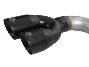 Afe - Advance Flow Engineering - 49-34129-B | AFE Power Rebel XD Series 3 IN 304 Stainless Steel DPF-Back Exhaust w/Dual Black Tips (2020-2021 Silverado, Sierra 1500 L6-3.0L td) - Image 4