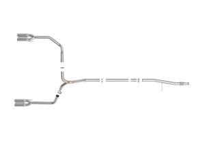 Afe - Advance Flow Engineering - 49-34130-P | AFE Power Vulcan Series 3 IN 304 Stainless Steel DPF-Back Exhaust System w/Polished Tip (2020-2021 Silverado, Sierra 1500 L6-3.0L td) - Image 2
