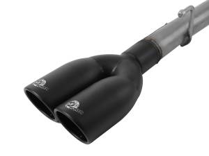 Afe - Advance Flow Engineering - 49-34139-B | aFe Power Gemini XV 3 Inch To Dual 2-1/2 Inch 304 Stainless Steel Cat-Back Exhaust System With Cut-Out Black For GM Silverado/Sierra 1500 V8-5.3L | Black Tips - Image 5
