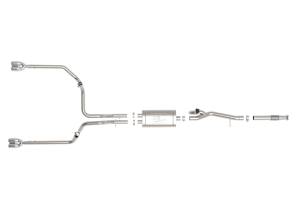 Afe - Advance Flow Engineering - 49-34139-P | aFe Power Gemini XV 3 Inch 304 Stainless Steel Cat-Back Exhaust System With Cut-Out Polished For GM Silverado/Sierra 1500 V8-5.3L | Polished Tips - Image 2