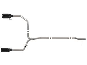Afe - Advance Flow Engineering - 49-34146-B | aFe Power Vulcan Series 3 Inch 304 Stainless Steel DPF-Back Exhaust System With Black Tip For GM Trucks L6-3.0L (td) LZ0 - Image 2