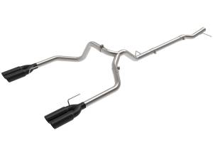 49-34146-B | aFe Power Vulcan Series 3 Inch 304 Stainless Steel DPF-Back Exhaust System With Black Tip For GM Trucks L6-3.0L (td) LZ0