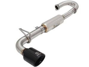 Afe - Advance Flow Engineering - 49-36025-B | AFE Power Takeda 2-1/4 to 2-1/2 IN 304 SS Axle-Back Exhaust System w/Black Tip (2011-2016 tC L4-2.5L) - Image 1