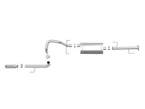 Afe - Advance Flow Engineering - 49-36040-1P | AFE Power MACH Force-Xp 2-1/2 IN 304 Stainless Steel Cat-Back Exhaust System w/ Polish Tip (2010-2024 4Runner V6-4.0L) - Image 2