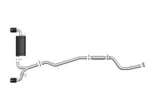 Afe - Advance Flow Engineering - 49-36043-B | aFe Power Takeda 3 Inch to 2-1/2 Inch 304 Stainless Steel Cat-Back Exhaust System With Black Tip For Toyota GR Supra (A90) L6-3.0L (t) - Image 2