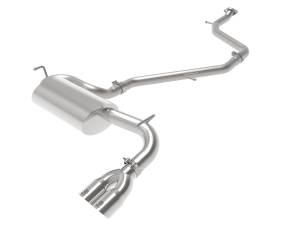 49-36044-P | AFE Power Takeda 2 IN to 2-1/2 IN 304 Stainless Steel Cat-Back Exhaust System w/Polish Tip (2018-2021 C-HR L4-2.0L)