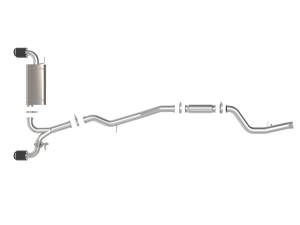 Afe - Advance Flow Engineering - 49-36050-C | AFE Power Takeda 3 IN to 2-1/2 IN 304 Stainless Steel Cat-Back Exhaust System Carbon Fiber (2021-2024 GR Supra A90 L4-2.0L t) - Image 2