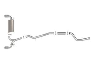 Afe - Advance Flow Engineering - 49-36050-P | AFE Power Takeda 3 IN to 2-1/2 IN 304 Stainless Steel Cat-Back Exhaust System w/Polish Tip (2021-2024 GR Supra A90 L4-2.0L t) - Image 2