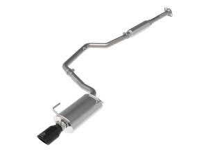 49-36052-B | AFE Power Takeda 2-1/4 IN 304 Stainless Steel Cat-Back Exhaust System w/Black Tip (2012-2016 Impreza H4-2.0L)