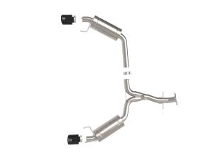 Afe - Advance Flow Engineering - 49-36055-B | AFE Power Takeda 2-1/2 IN 304 Stainless Steel Axle-Back Exhaust System w/ Black Tip (2006-2013 IS250/IS350 V6-2.5L/3.5L) - Image 2