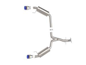 Afe - Advance Flow Engineering - 49-36055-L | AFE Power Takeda 2-1/2 IN 304 Stainless Steel Axle-Back Exhaust System w/ Blue Tip (2006-2013 IS250/IS350 V6-2.5L/3.5L) - Image 2