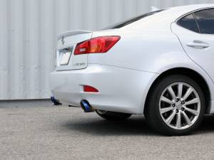 Afe - Advance Flow Engineering - 49-36055-L | AFE Power Takeda 2-1/2 IN 304 Stainless Steel Axle-Back Exhaust System w/ Blue Tip (2006-2013 IS250/IS350 V6-2.5L/3.5L) - Image 6