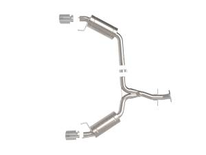 Afe - Advance Flow Engineering - 49-36055-P | AFE Power Takeda 2-1/2 IN 304 Stainless Steel Axle-Back Exhaust System w/ Polished Tip (2006-2013 IS250/IS350 V6-2.5L/3.5L) - Image 2
