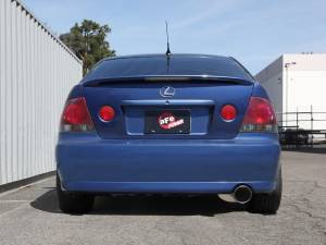 Afe - Advance Flow Engineering - 49-36058-L | AFE Power Takeda 2-1/2 IN 304 Stainless Steel Cat-Back Exhaust System w/ Blue Tip (2001-2005 IS300 L6-3.0L) - Image 4