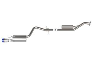 Afe - Advance Flow Engineering - 49-36058-L | AFE Power Takeda 2-1/2 IN 304 Stainless Steel Cat-Back Exhaust System w/ Blue Tip (2001-2005 IS300 L6-3.0L) - Image 2