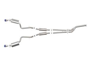 Afe - Advance Flow Engineering - 49-36059-L | AFE Power Takeda 3 IN to 2-1/2 IN 304 Stainless Steel Cat-Back Exhaust System w/ Blue Tip (2016-2017 IS200t L4-2.0L t) - Image 2