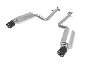 Afe - Advance Flow Engineering - 49-36060-C | AFE Power Takeda 2-1/2 IN 304 Stainless Steel Axle-Back Exhaust System Carbon Fiber (2014-2023 IS350 V6-3.5L) - Image 1
