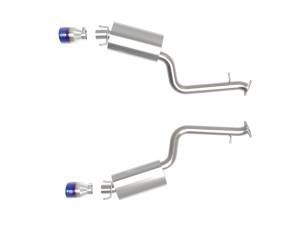 Afe - Advance Flow Engineering - 49-36060-L | AFE Power Takeda 2-1/2 IN 304 Stainless Steel Axle-Back Exhaust System w/ Blue Tip (2014-2023 IS350 V6-3.5L) - Image 2