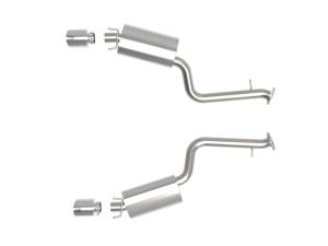 Afe - Advance Flow Engineering - 49-36060-P | AFE Power Takeda 2-1/2 IN 304 Stainless Steel Axle-Back Exhaust System w/Polish Tip (2014-2023 IS350 V6-3.5L) - Image 2