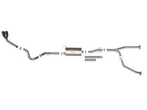 Afe - Advance Flow Engineering - 49-36061-B | aFe Power Vulcan Series 2-1/2 Inch to 3 Inch Stainless Steel Cat-Back Exhaust System With Black Tip For Toyota Tundra V6-3.4L (tt) - Image 2