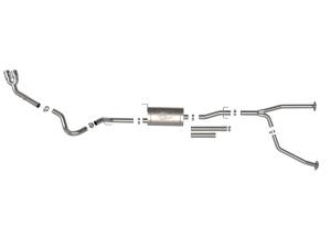 Afe - Advance Flow Engineering - 49-36061-P | aFe Power Vulcan Series 2-1/2 Inch to 3 Inch Stainless Steel Cat-Back Exhaust System With Polished Tip For Toyota Tundra V6-3.4L (tt) - Image 2