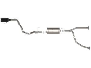 Afe - Advance Flow Engineering - 49-36068-B | aFe Power Vulcan Series 2-1/2 Inch To 3 Inch Stainless Steel Cat-Back Exhaust With Black Tip Toyota Sequoia V6-3.4L (tt) - Image 2