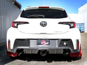 Afe - Advance Flow Engineering - 49-36070-B | AFE Power Gemini XV 3 IN to 2-1/2 IN 304 Stainless Steel Cat-Back Exhaust w/ Cut-Out Black (2023-2024 GR Corolla L3-1.6L t) - Image 5
