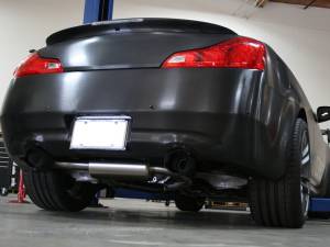 Afe - Advance Flow Engineering - 49-36103-B | AFE Power Takeda 2-1/2 IN 304 Stainless Steel Cat-Back Exhaust System w/ Black Tips (2014-2015 Q60 V6-3.7L) - Image 5