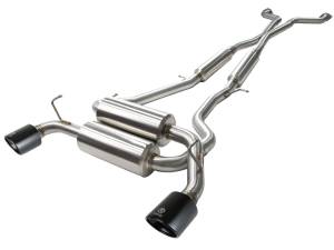 Afe - Advance Flow Engineering - 49-36103-B | AFE Power Takeda 2-1/2 IN 304 Stainless Steel Cat-Back Exhaust System w/ Black Tips (2014-2015 Q60 V6-3.7L) - Image 2