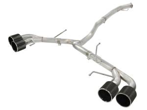 Afe - Advance Flow Engineering - 49-36108-C | AFE Power Takeda 3 IN to 2-1/2 IN 304 Stainless Steel Cat-Back Exhaust System (2009-2024 GT-R R35 V6-3.8L tt) - Image 2