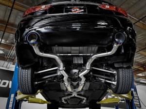 Afe - Advance Flow Engineering - 49-36132NM-L | AFE Power Takeda 2-1/2 IN 304 Stainless Steel Cat-Back Exhaust System w/ Blue Flame Tips (2016-2024 Q50 V6-3.0L tt) - Image 6