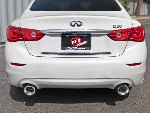 Afe - Advance Flow Engineering - 49-36132NM-P | AFE Power Takeda 2-1/2 IN 304 Stainless Steel Cat-Back Exhaust System w/ Polished Tips (2016-2024 Q50 V6-3.0L tt) - Image 7