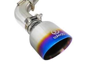 Afe - Advance Flow Engineering - 49-36133NM-L | AFE Power Takeda 2-1/2 IN 304 Stainless Steel Axle-Back Exhaust System w/ Blue Flame Tips (2017-2021 Q60 V6-3.0L tt) - Image 4