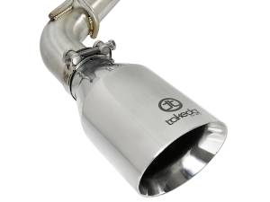 Afe - Advance Flow Engineering - 49-36133NM-P | AFE Power Takeda 2-1/2 IN 304 Stainless Steel Axle-Back Exhaust System w/ Polished Tips (2017-2021 Q60 V6-3.0L tt) - Image 4