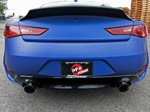 Afe - Advance Flow Engineering - 49-36134NM-B | AFE Power Takeda 2-1/2 IN 304 Stainless Steel Cat-Back Exhaust System w/ Black Tips (2017-2021 Q60 V6-3.0L tt) - Image 6