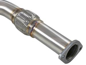 Afe - Advance Flow Engineering - 49-36134NM-P | AFE Power Takeda 2-1/2 IN 304 Stainless Steel Cat-Back Exhaust System w/ Polished Tips (2017-2021 Q60 V6-3.0L tt) - Image 3