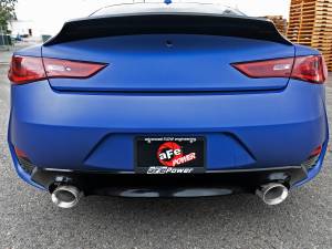 Afe - Advance Flow Engineering - 49-36134NM-P | AFE Power Takeda 2-1/2 IN 304 Stainless Steel Cat-Back Exhaust System w/ Polished Tips (2017-2021 Q60 V6-3.0L tt) - Image 6