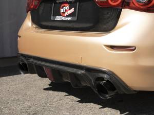 Afe - Advance Flow Engineering - 49-36136-B | AFE Power Takeda 2-1/2 IN 304 Stainless Steel Cat-Back Exhaust System w/ Black Tips (2014-2015 Q50 V6-3.7L) - Image 5