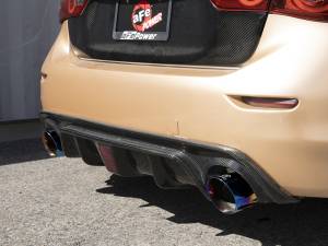 Afe - Advance Flow Engineering - 49-36136-L | AFE Power Takeda 2-1/2 IN 304 Stainless Steel Cat-Back Exhaust System w/ Blue Flame Tips (2014-2015 Q50 V6-3.7L) - Image 5