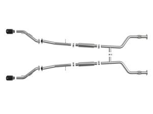 Afe - Advance Flow Engineering - 49-36138-B | AFE Power Takeda 2-1/2 IN 304 Stainless Steel Cat-Back Exhaust System w/ Black Tips (2023-2024 Z V6-3.0L tt) - Image 2