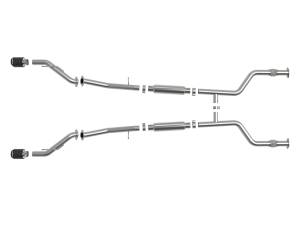 Afe - Advance Flow Engineering - 49-36138-C | AFE Power Takeda 2-1/2 IN 304 Stainless Steel Cat-Back Exhaust System w/ Carbon Fiber Tips (2023-2024 Z V6-3.0L tt) - Image 2