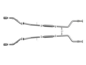 Afe - Advance Flow Engineering - 49-36138-P | AFE Power Takeda 2-1/2 IN 304 Stainless Steel Cat-Back Exhaust System w/ Polished Tips (2023-2024 Z V6-3.0L tt) - Image 2