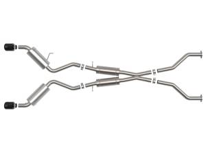 Afe - Advance Flow Engineering - 49-36139-B | AFE Power Takeda 2-1/2 IN 304 Stainless Steel Cat-Back Exhaust w/ Resonator and Black Tip (2009-2020 370Z V6-3.7L) - Image 2