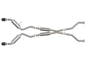 Afe - Advance Flow Engineering - 49-36139-C | AFE Power Takeda 2-1/2 IN 304 Stainless Steel Cat-Back Exhaust w/ Resonator and Carbon Tip (2009-2020 370Z V6-3.7L) - Image 2